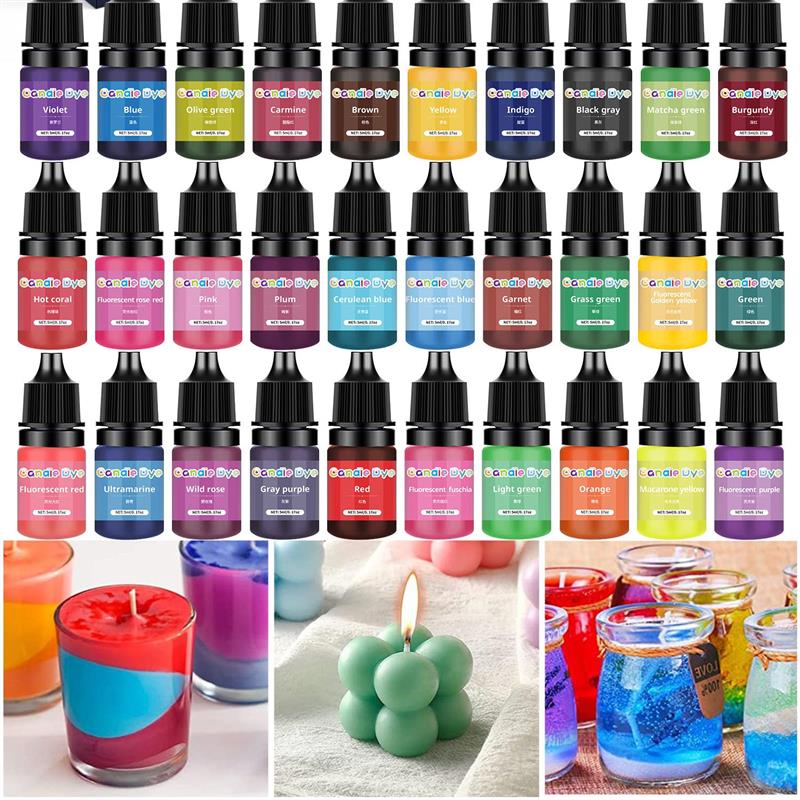 Soap Making Dye - Candle Dyes Pigment Aromatherapy Liquid Colorant