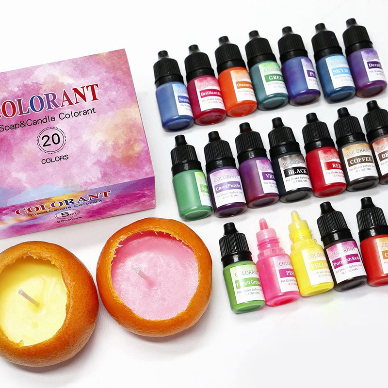 Soap Making Dye - 20 colors Candle Wax Pigment Liquid