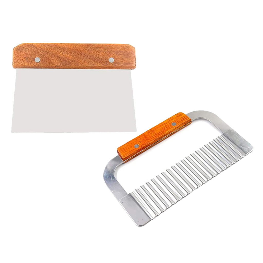 Soap Making Accessories - 2 Pack Stainless Steel Wavy &