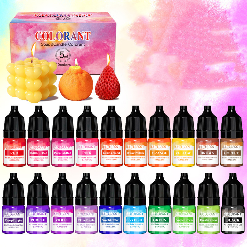 Soap Making Dye - 20 Colors Candle Dyes Pigment Aromatherapy