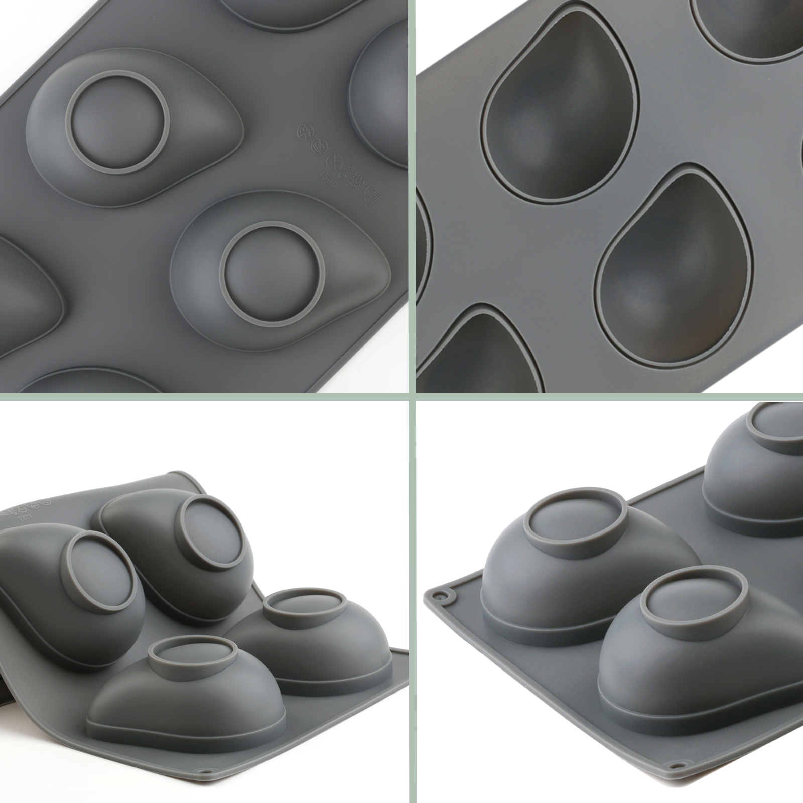 1pcs Gray Thick Silicone Mouss - Soap Making Accessories 리뷰 및 가격