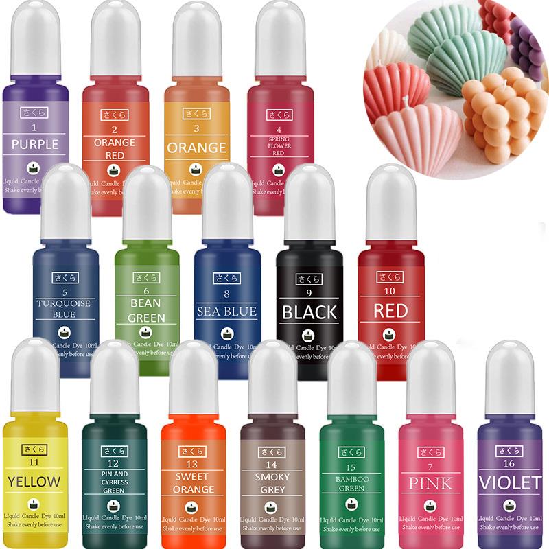 10ml/Bottle Candle Wax Pigment - Soap Making Dye 리뷰 및 가격