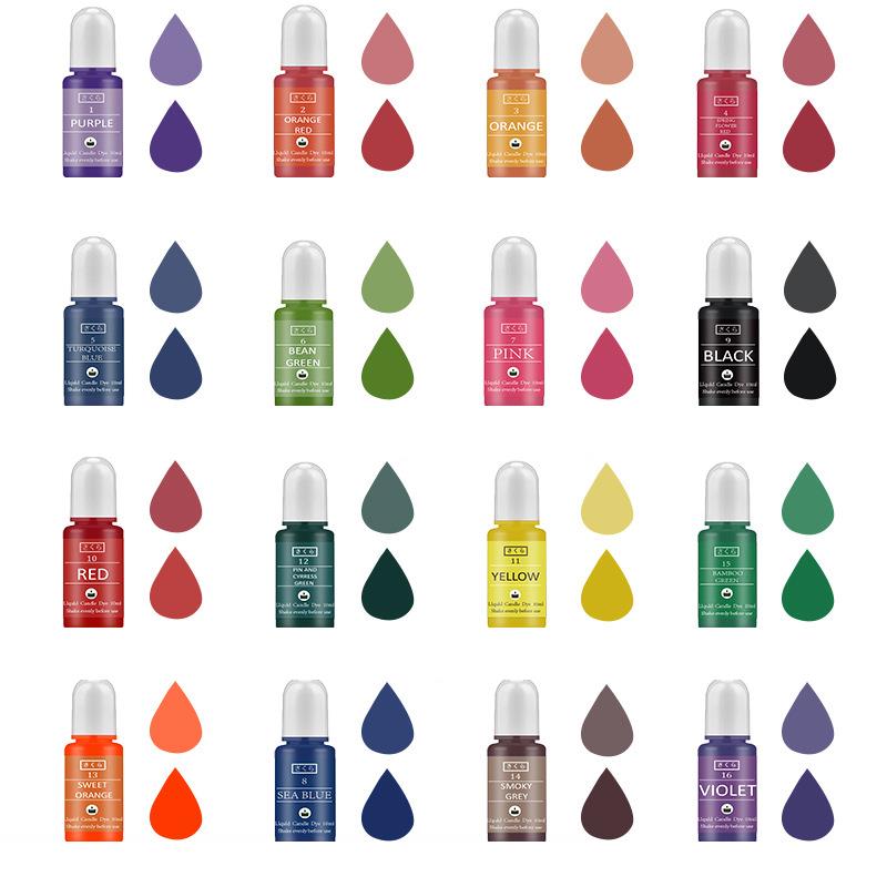 10ml/Bottle Candle Wax Pigment - Soap Making Dye 리뷰 및 가격