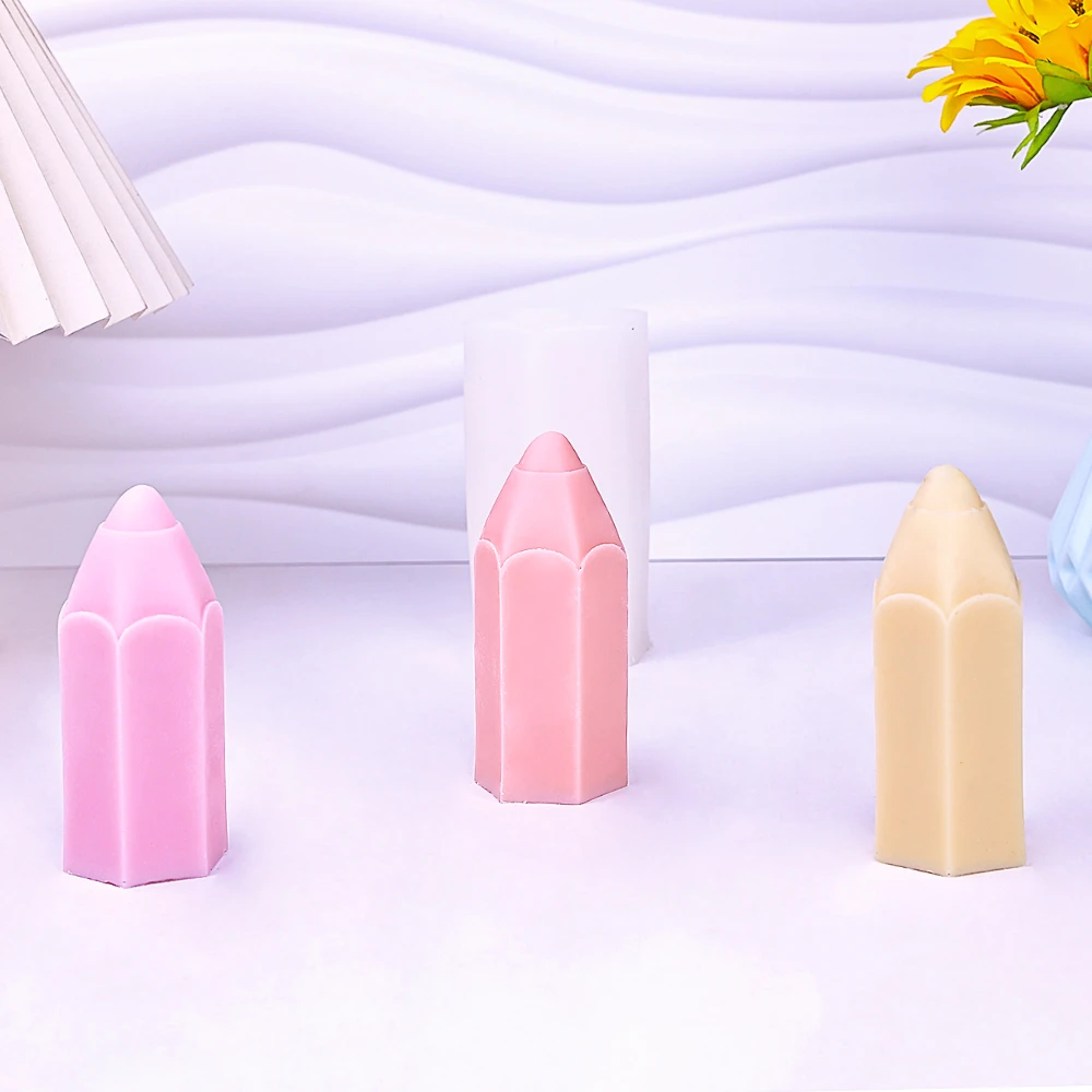 Pencil Shape Candle Silicone M - Soap Making In School 리뷰 및 가격