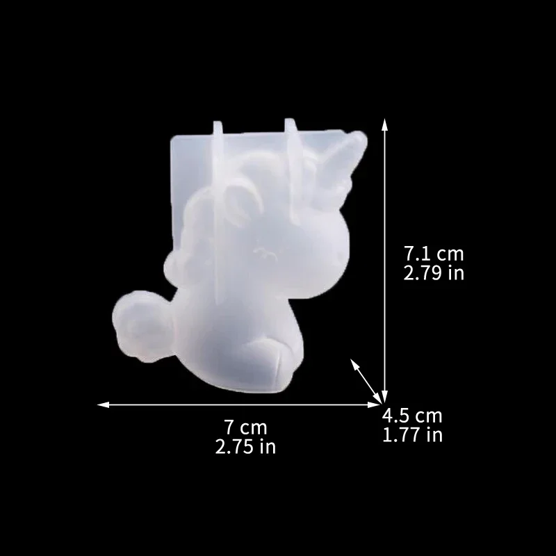 3D Geometric Silicone Unicorn  - Soap Making Accessories 리뷰 및 가격