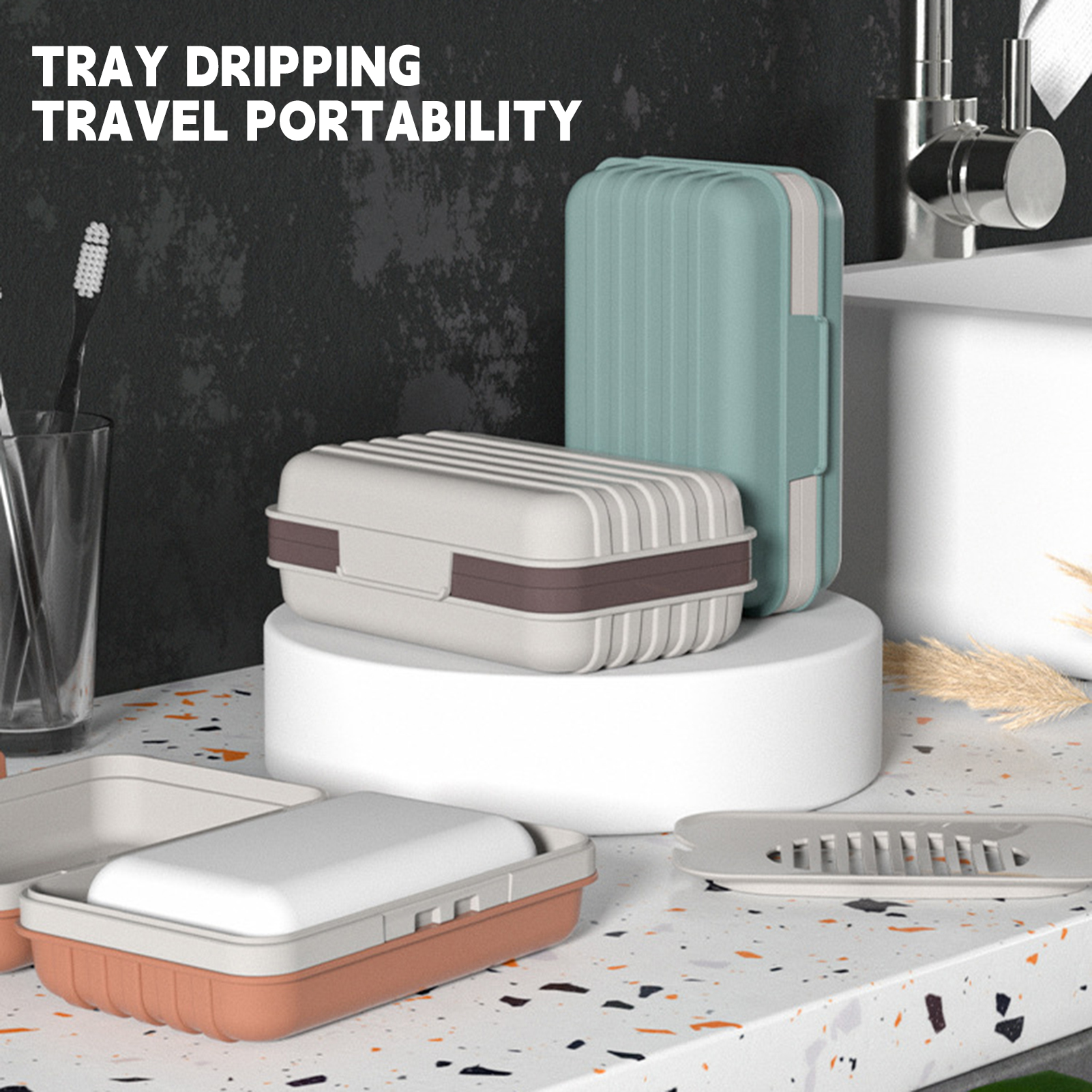 Shower Soap Case Tray With Dra - Soap Making Box 리뷰 및 가격