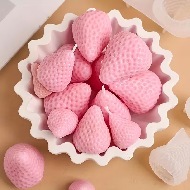 Strawberry Silicone Candle Mol - Soap Making Workshop 리뷰 및 가격