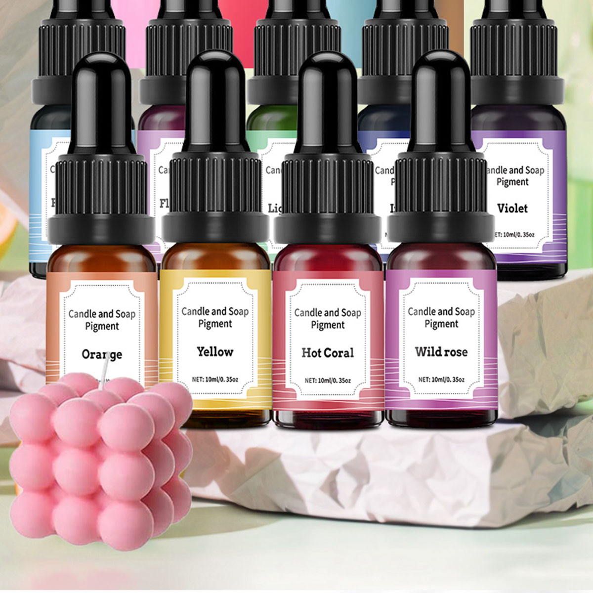 36colors 10ml Candle Dyes Pigm - Soap Making Dye 리뷰 및 가격