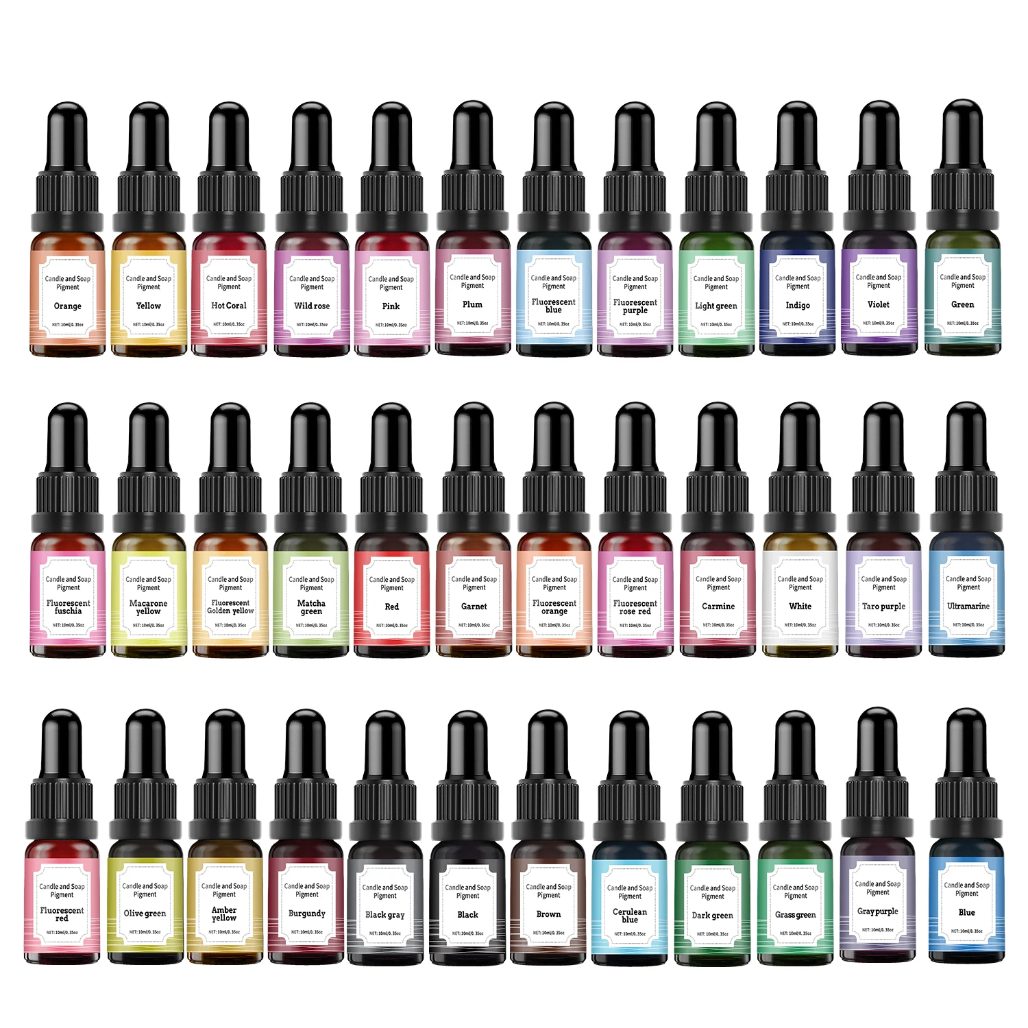 36colors 10ml Candle Dyes Pigm - Soap Making Dye 리뷰 및 가격