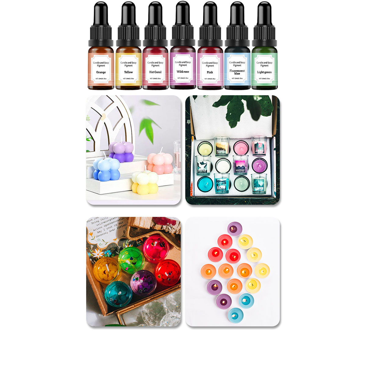 36colors 10ml Candle Dyes Pigm - Soap Making Dye 리뷰 및 가격