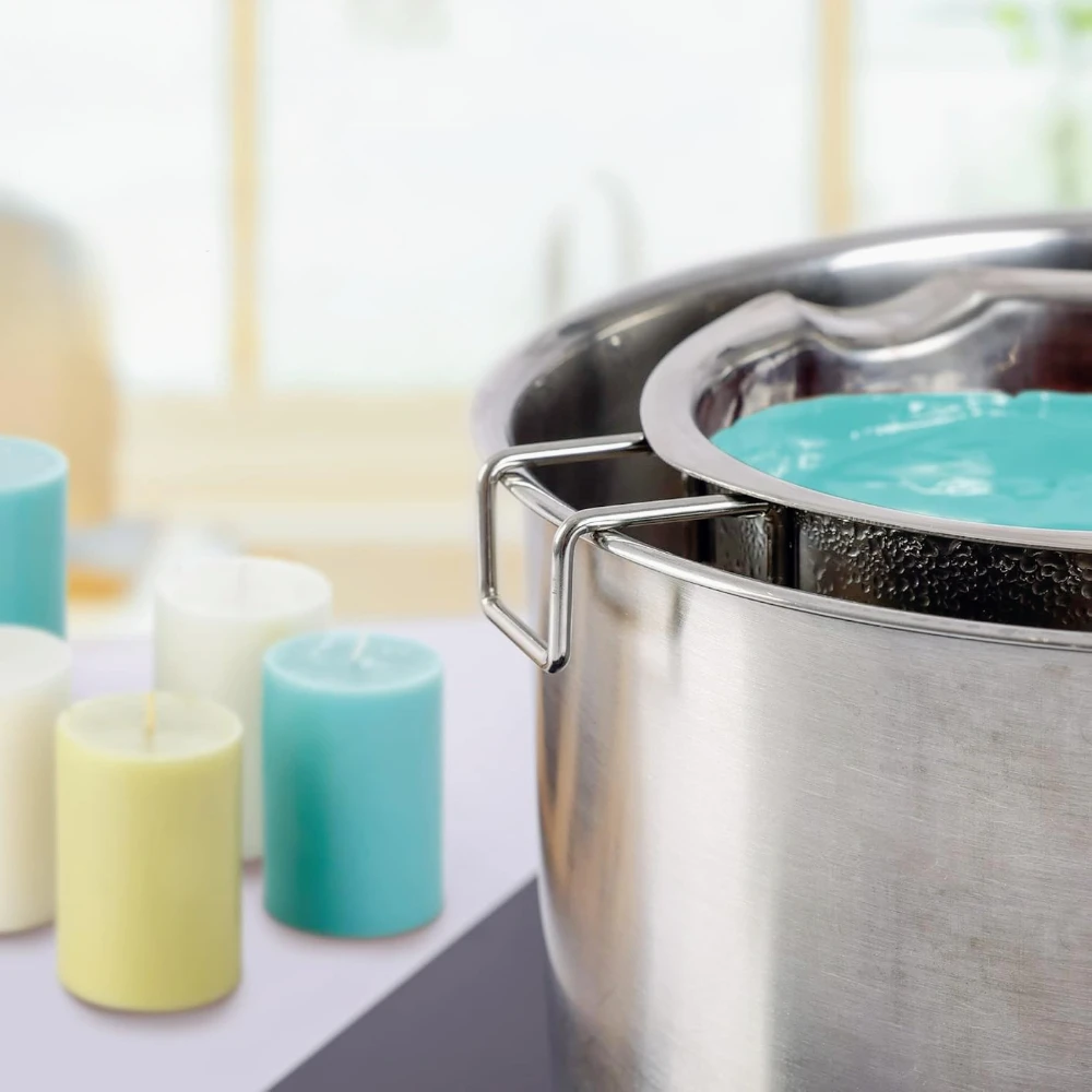 2Pcs Stainless Steel Wax Melti - Soap Making With Soap Base 리뷰 및 가격