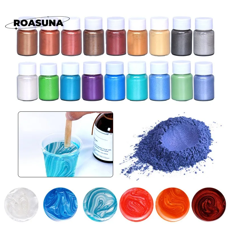 24 Colors Mica Pearl Powder fo - Soap Making Dye 리뷰 및 가격