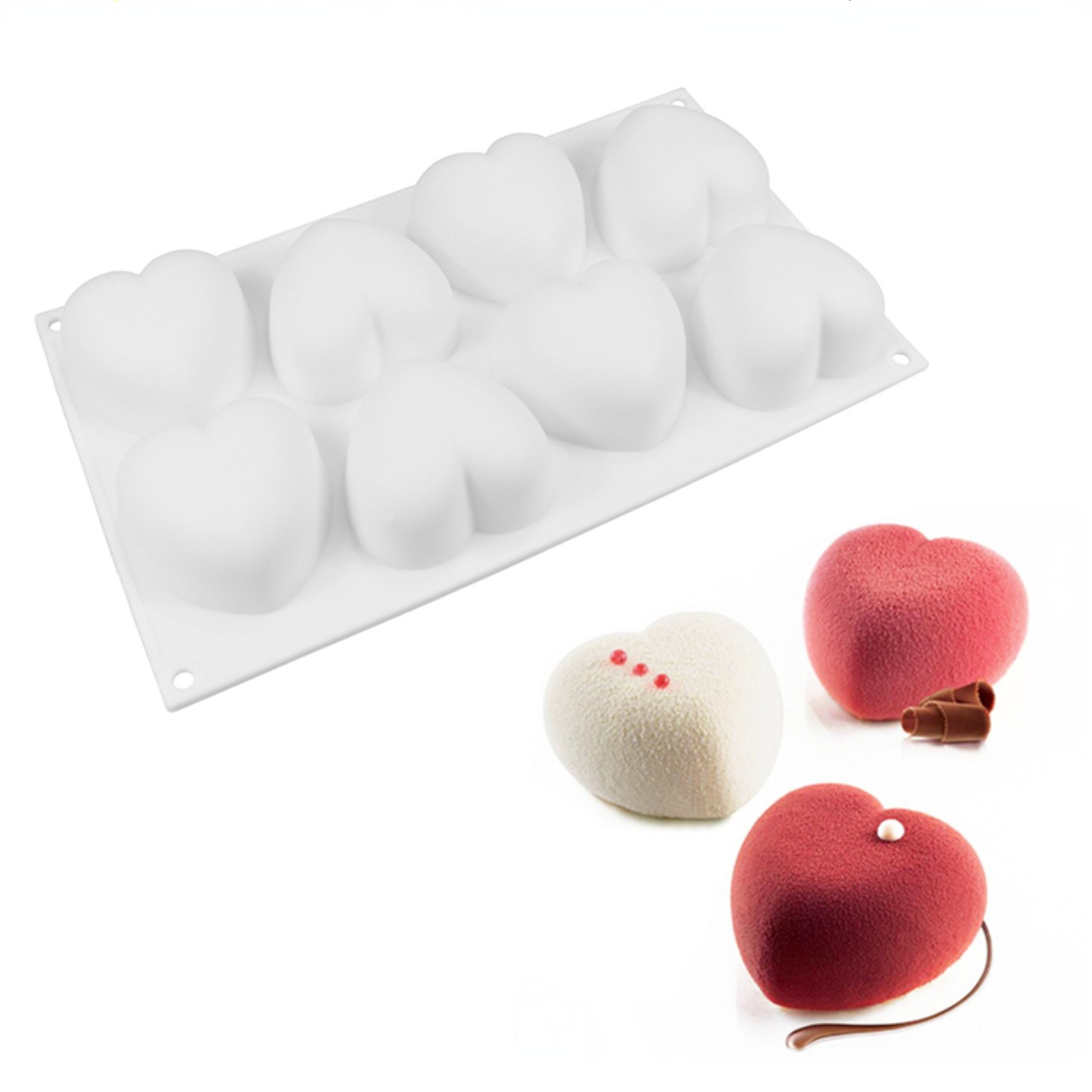Love Heart Silicone Soap Mold  - Soap Making Accessories 리뷰 및 가격