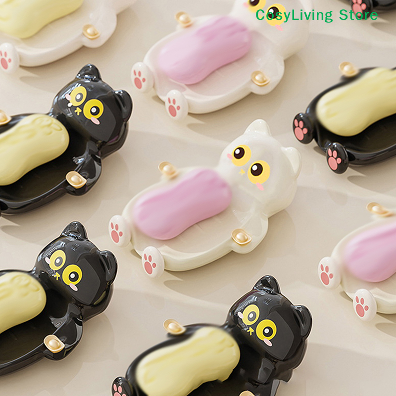 [CL]1Pcs Cute Cat Soap Dish Cr - Soap Making Box 리뷰 및 가격