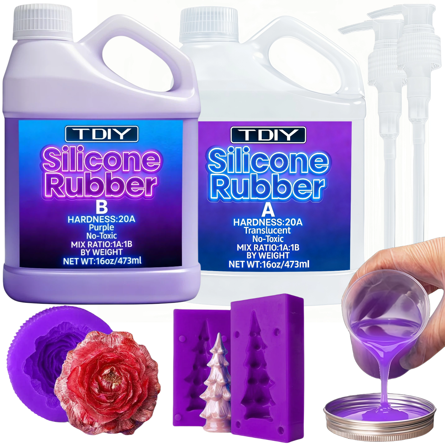 Liquid Silicone Rubber Kit - H - Soap Making Kit 리뷰 및 가격