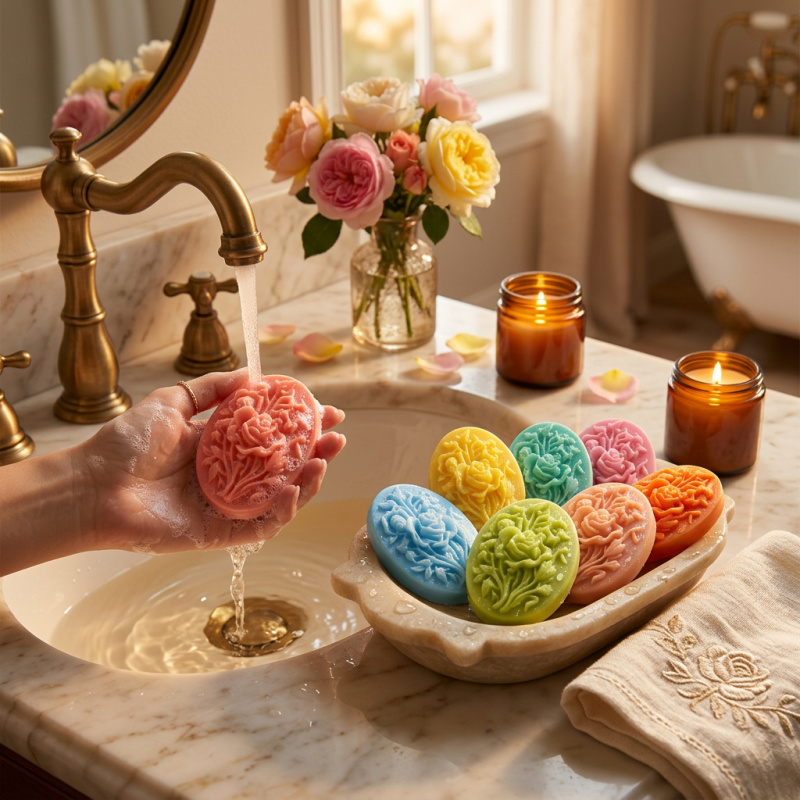 4 Silicone mold with flower sh - Soap Making Workshop 리뷰 및 가격