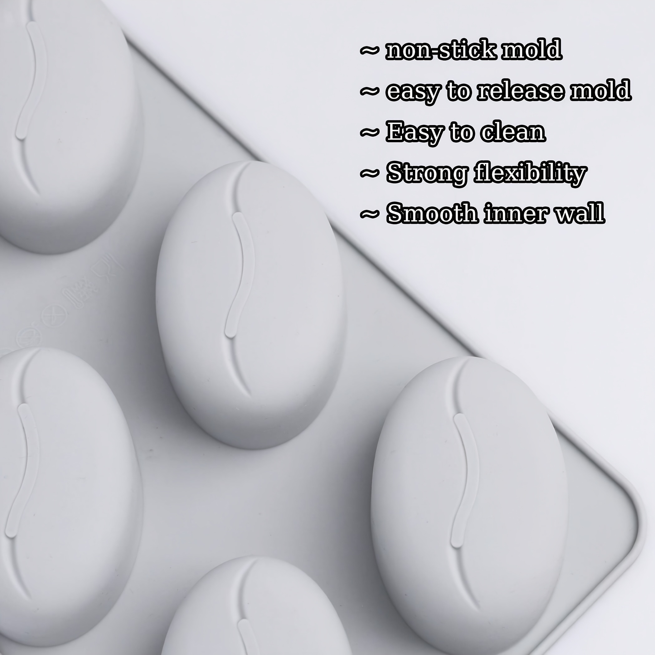 Silicone Mold for Coffee Beans - Soap Making Dye 리뷰 및 가격