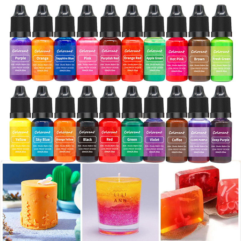 20 Colors Candle Dyes Pigment  - Soap Making Dye 리뷰 및 가격